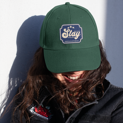 Unisex Stay Patch Premium Green Baseball Cap