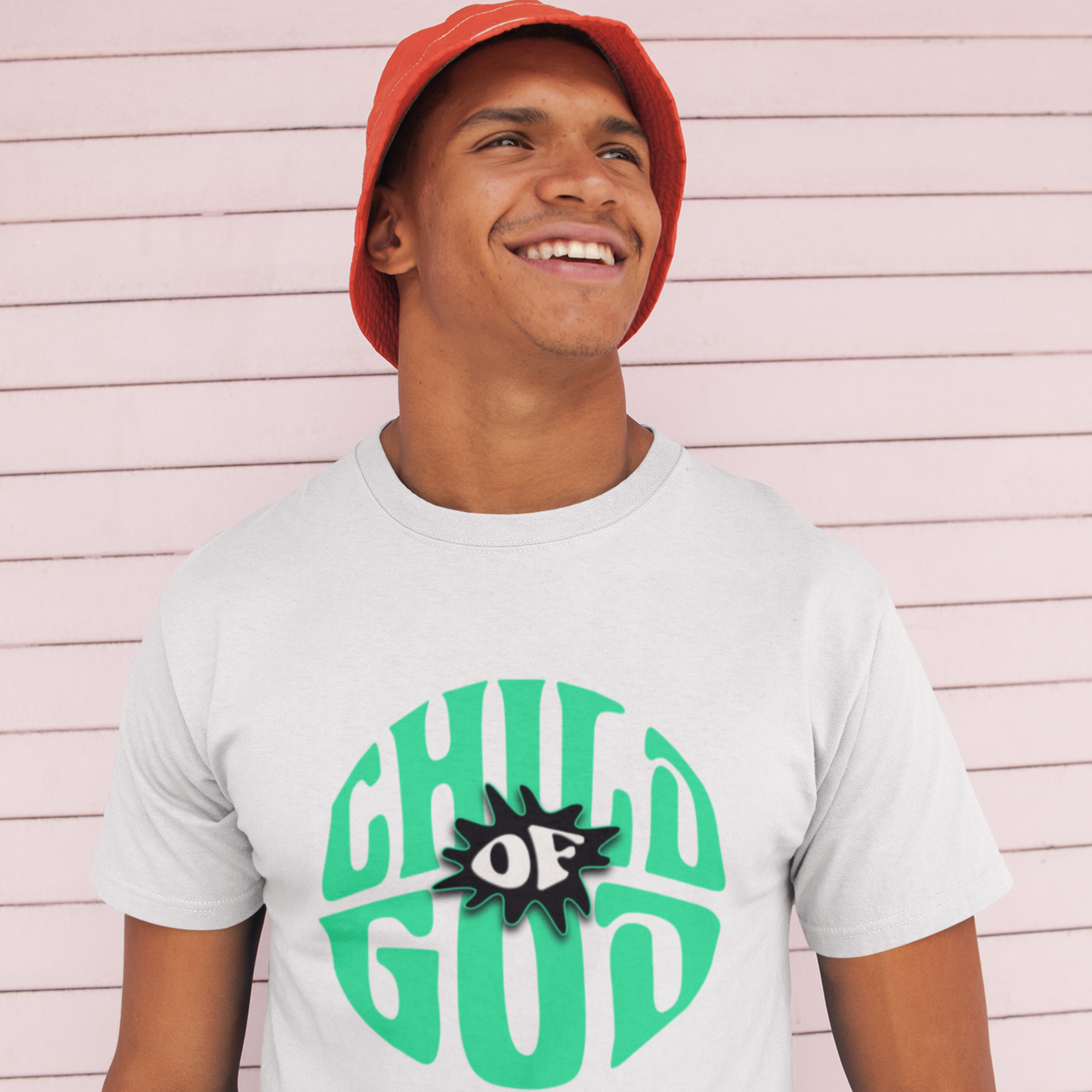 Child Of God White Crew Neck Graphic Printed T-shirt
