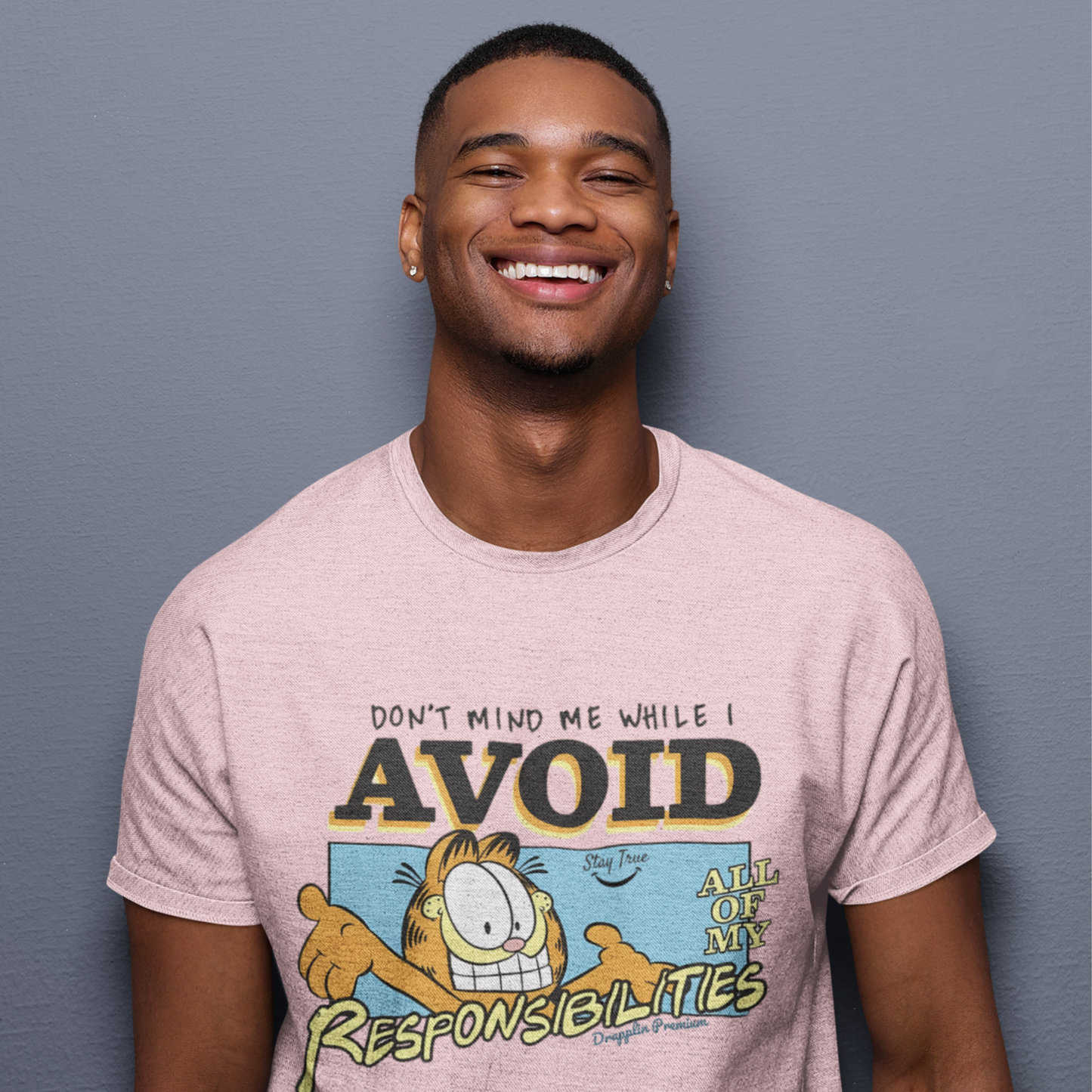 Responsibilities Unisex Baby Pink Crew Neck Graphic Printed T-shirt