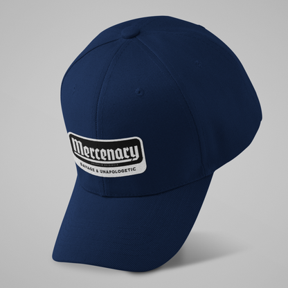Unisex Mercenary Premium Navy Blue Baseball Cap
