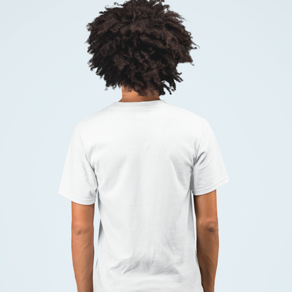 Giant White Regular Crew Neck Graphic Printed T-shirt