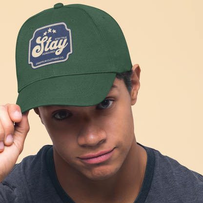 Unisex Stay Patch Premium Green Baseball Cap