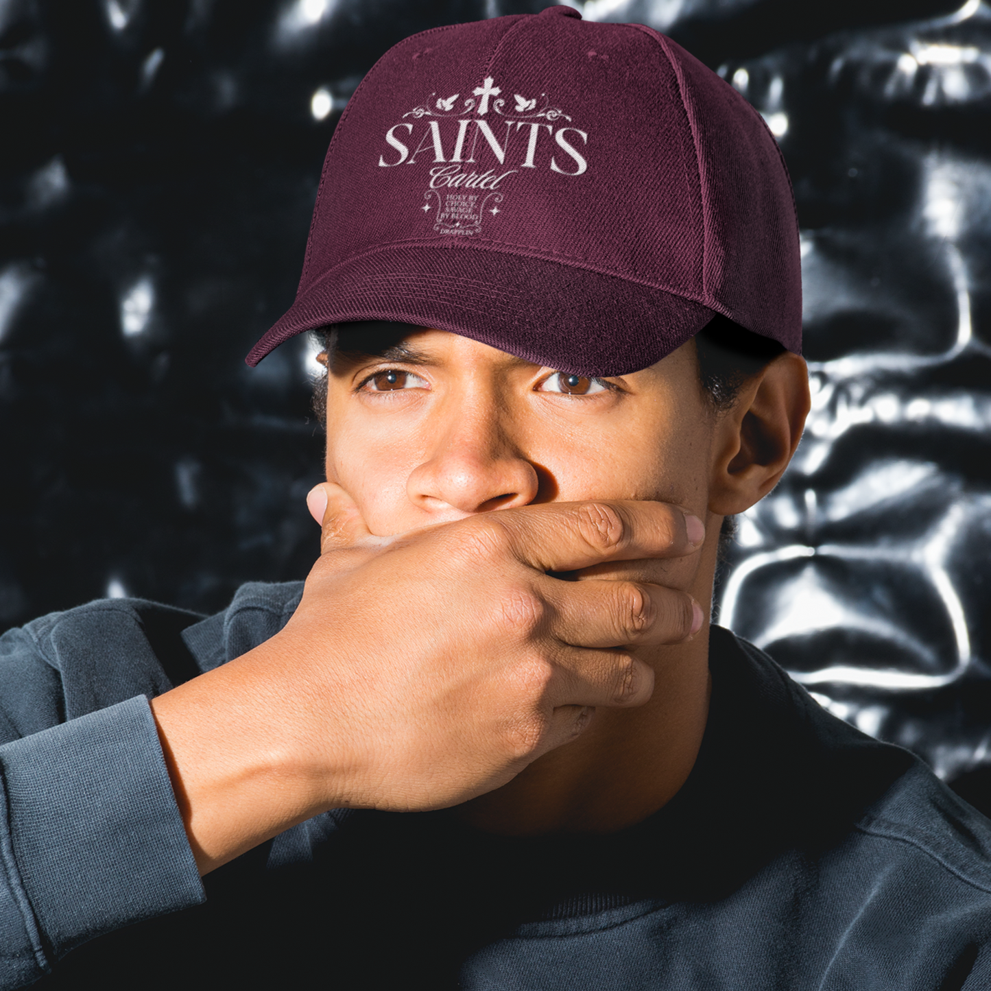 Unisex Saints Premium Maroon Baseball Cap