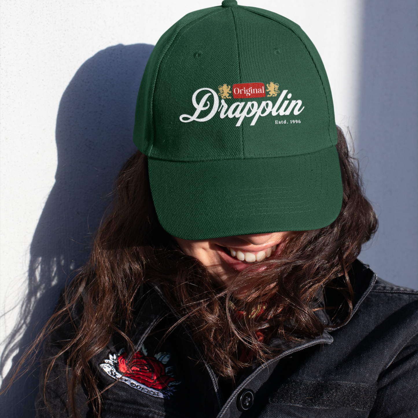 Unisex Drapplin Original Premium Green Printed Baseball Cap