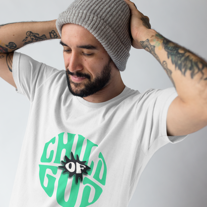Child Of God White Crew Neck Graphic Printed T-shirt
