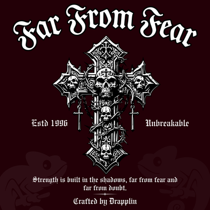 Fear Heavyweight Premium Oversized Printed Hoodie