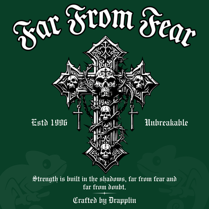 Fear Heavyweight Premium Oversized Printed Hoodie