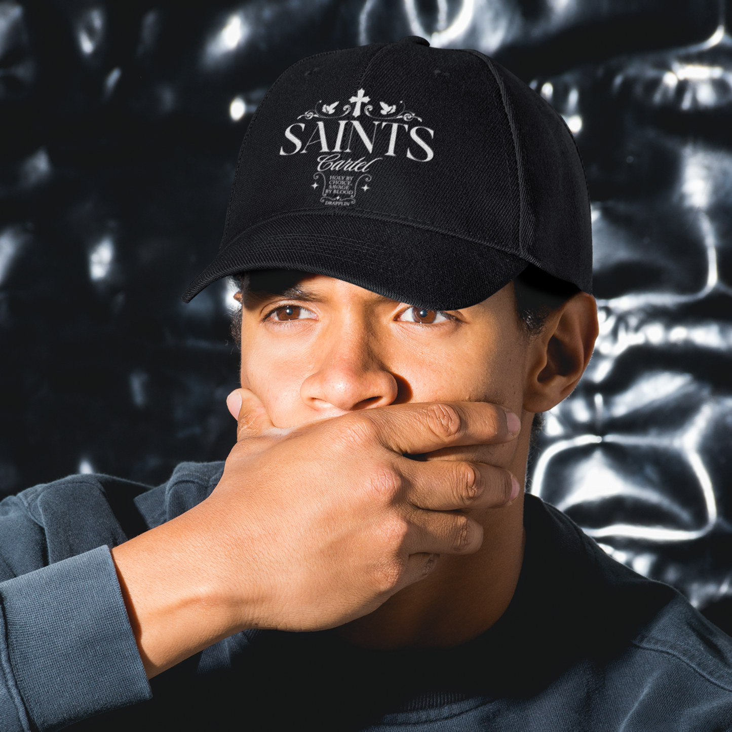 Unisex Saints Premium Black Baseball Cap