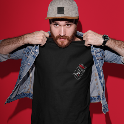 Hell Black Crew Neck Graphic Printed T-shirt