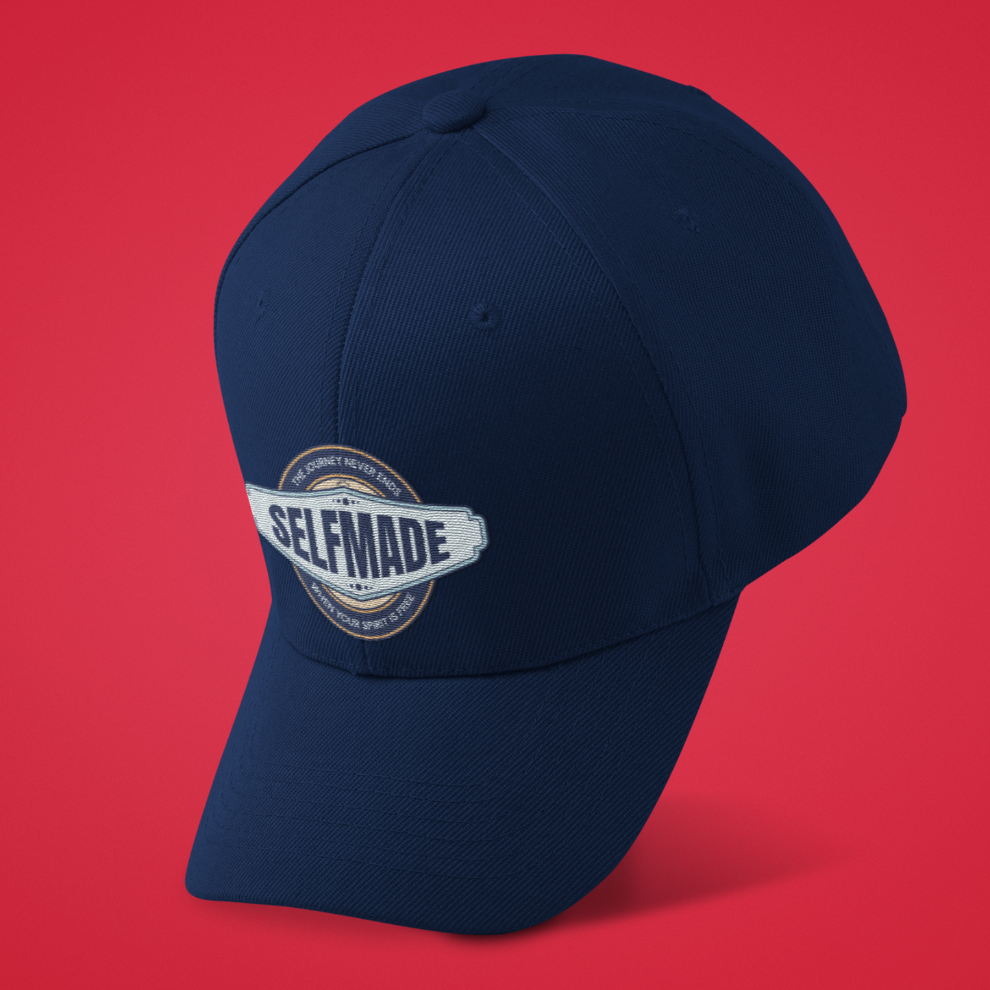 Unisex Selfmade Premium Navy Blue Baseball Cap