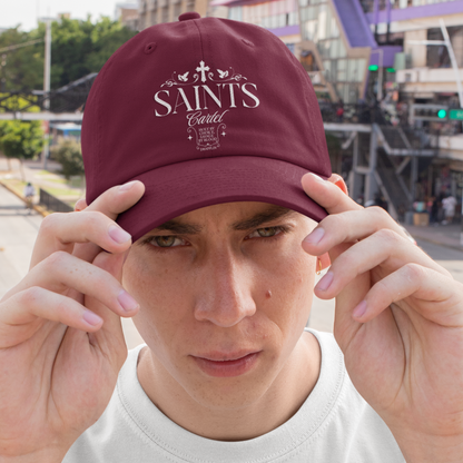 Unisex Saints Premium Maroon Baseball Cap