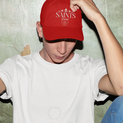 Unisex Saints Premium Red Baseball Cap