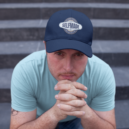 Unisex Selfmade Premium Navy Blue Baseball Cap