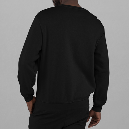 Osaka Black Regular Typographic Printed Sweatshirt