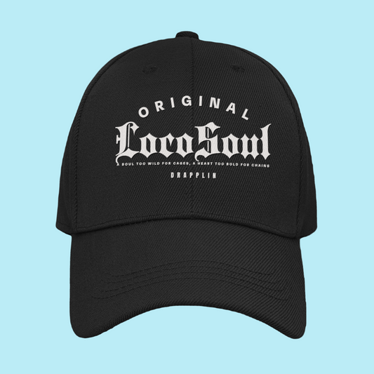 Unisex Locosoul Premium Black Baseball Cap