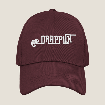 Unisex Drapplin Official Logo Premium Maroon Baseball Cap