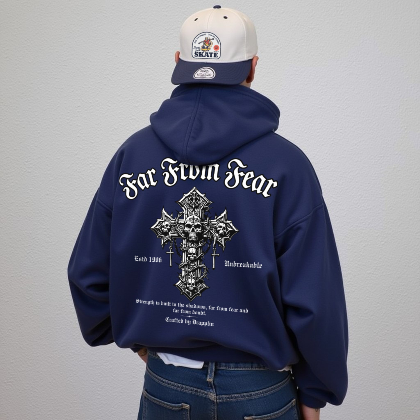 Fear Heavyweight Premium Oversized Printed Hoodie