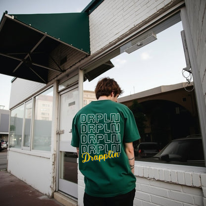 Adapt To Drapplin Bottle Green Premium Oversized Printed T-shirt