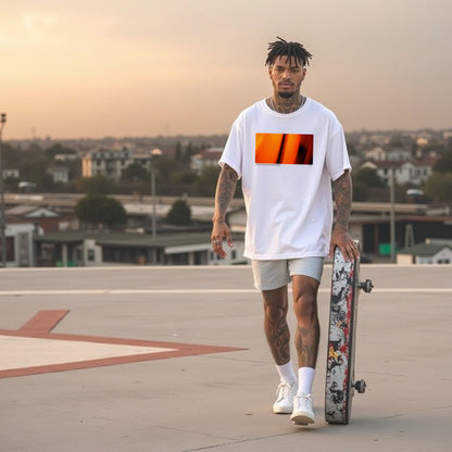 Healed White Premium Oversized Printed T-shirt