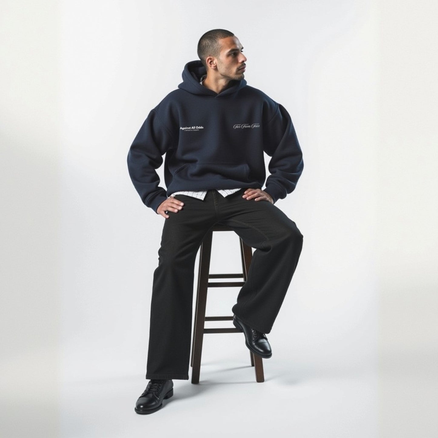 Fear Heavyweight Premium Oversized Printed Hoodie