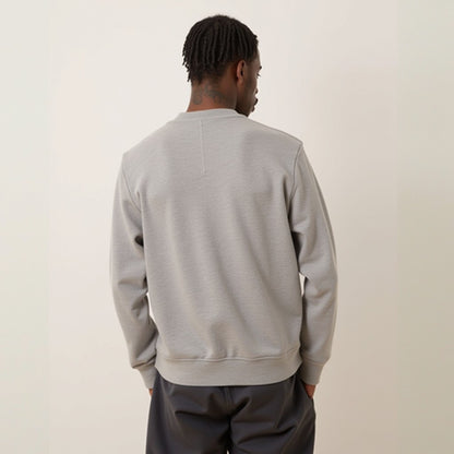 Amor Grey Mélange Unisex Premium Regular Printed Sweatshirt