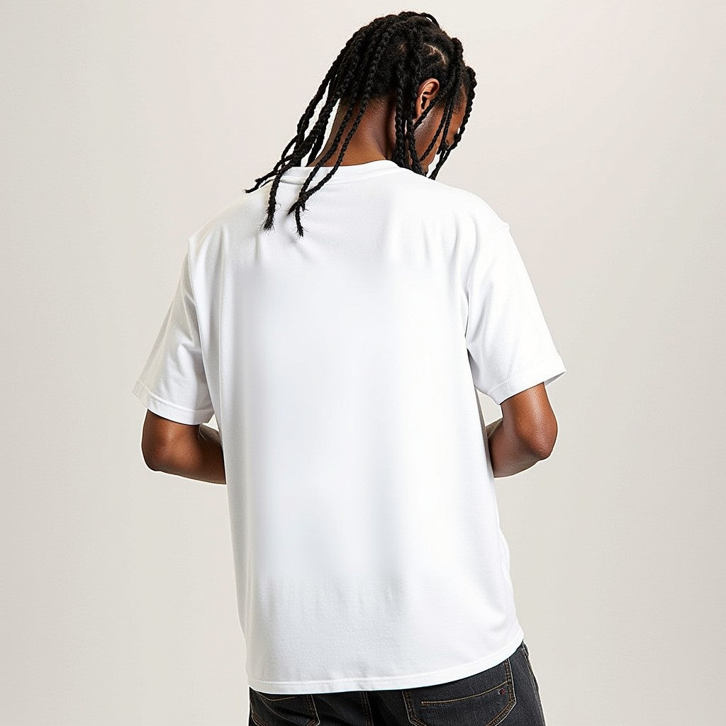 Healed White Premium Oversized Printed T-shirt