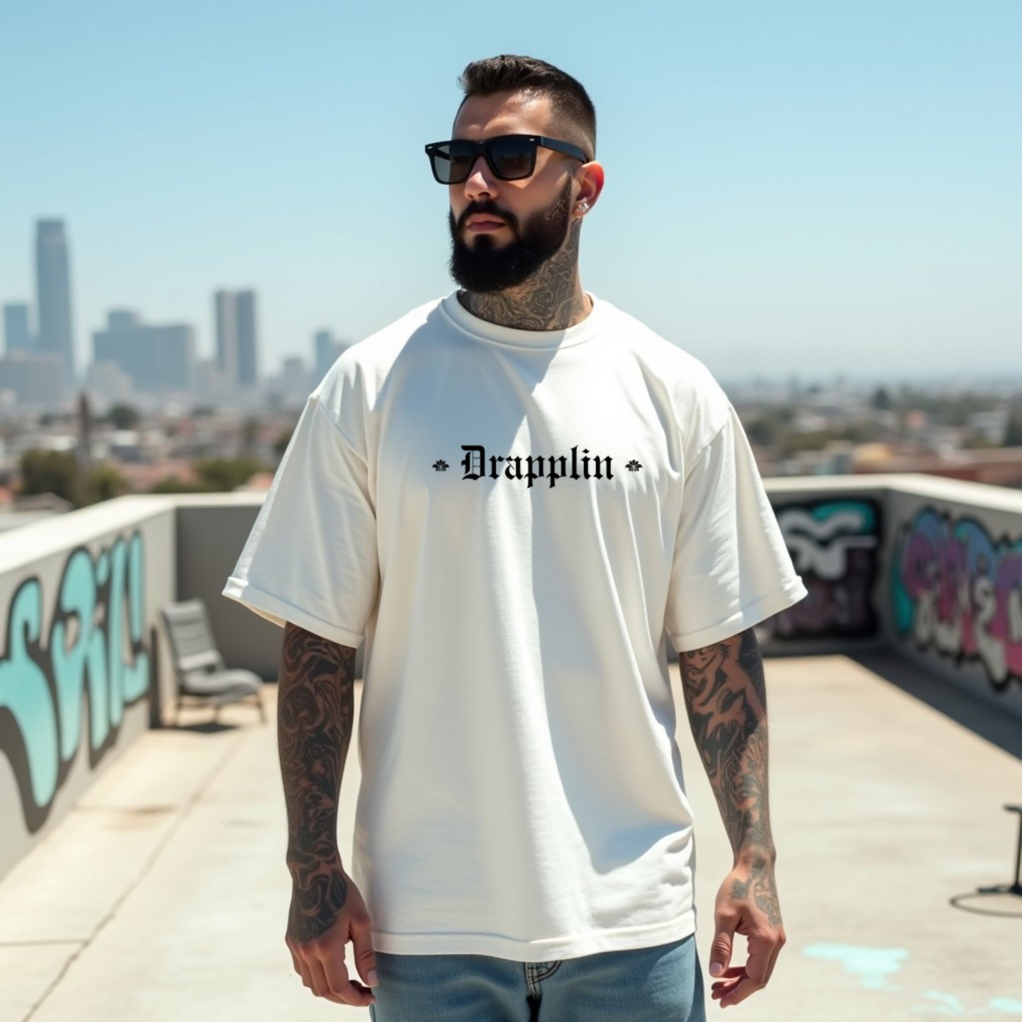 Universe Unisex Off White Premium Oversized Typographic Printed T-shirt