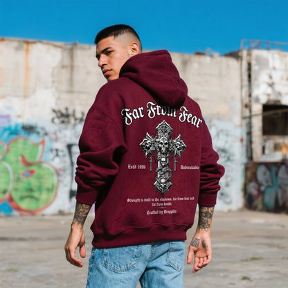 Fear Heavyweight Premium Oversized Printed Hoodie