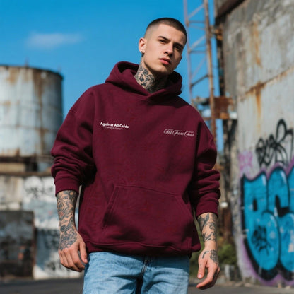 Fear Heavyweight Premium Oversized Printed Hoodie