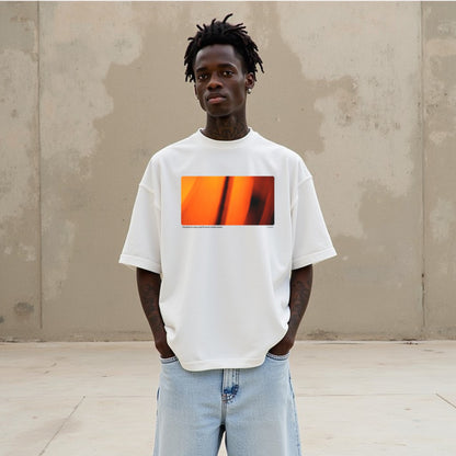 Healed White Premium Oversized Printed T-shirt