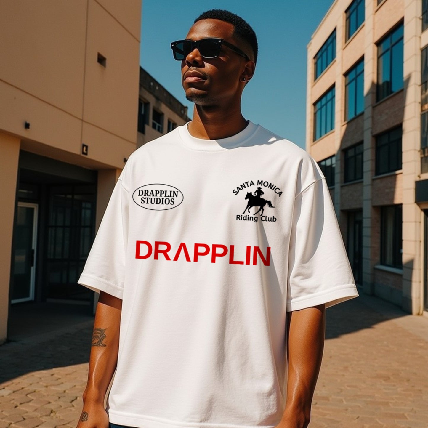 Santa Monica Off-White Premium Oversized T-shirt