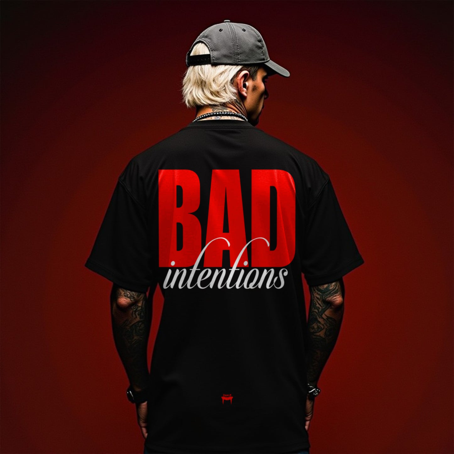 Bad Intentions Black Premium Oversized T-shirt