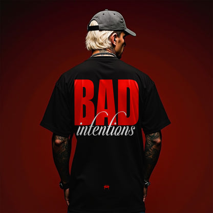 Bad Intentions Black Premium Oversized T-shirt