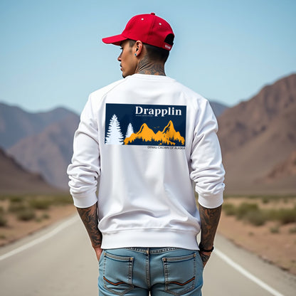 Denali White Unisex Regular Printed Sweatshirt