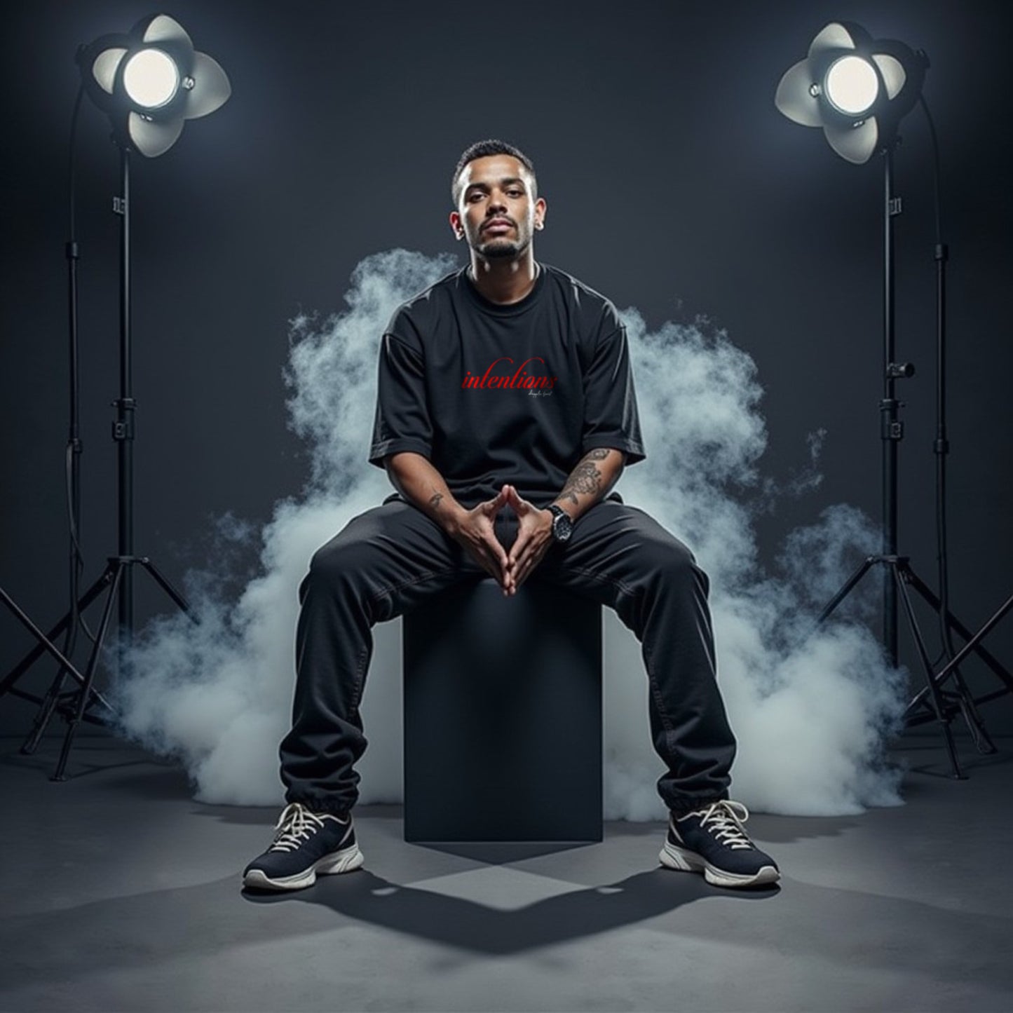 Bad Intentions Black Premium Oversized T-shirt