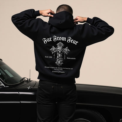 Fear Heavyweight Premium Oversized Printed Hoodie