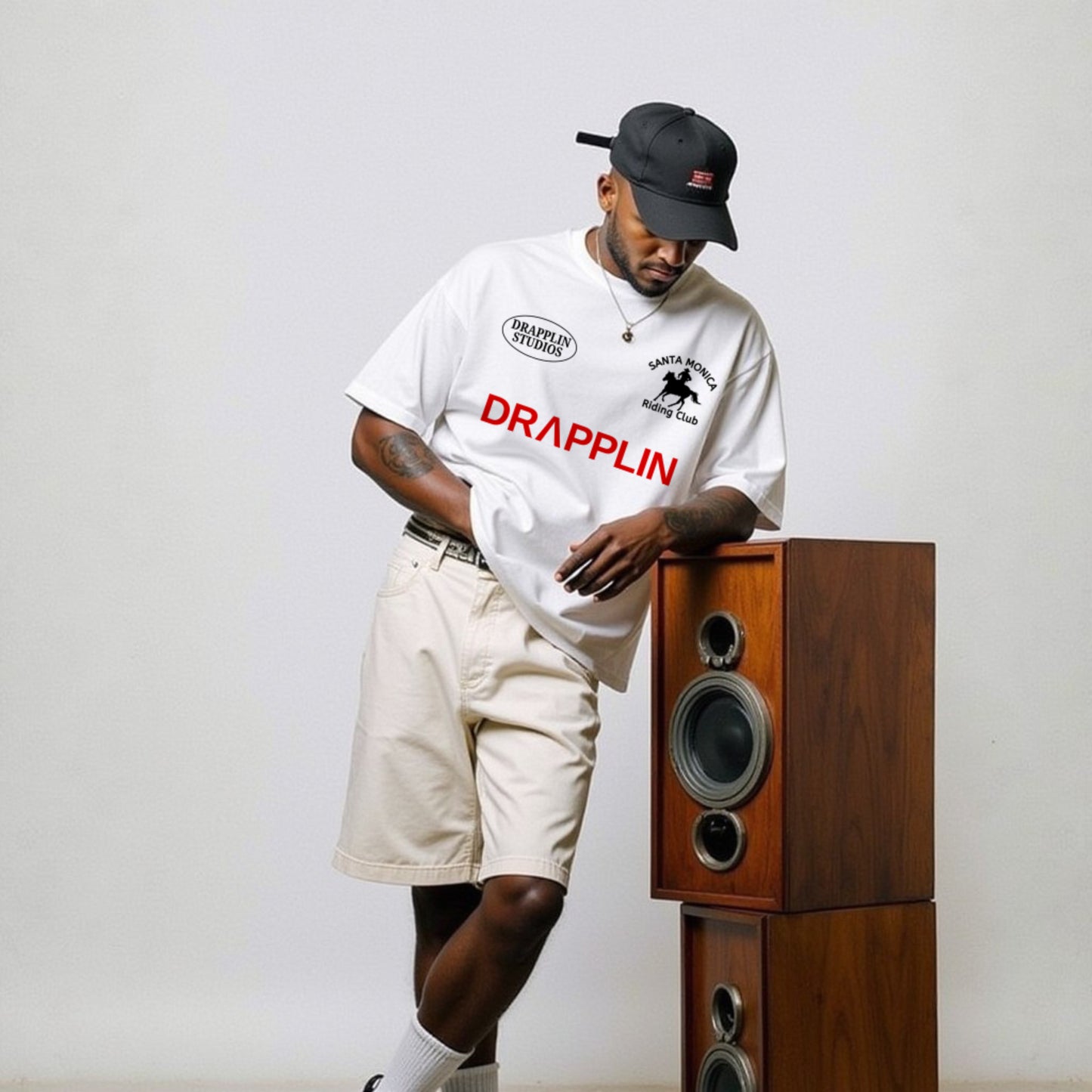 Santa Monica Off-White Premium Oversized T-shirt