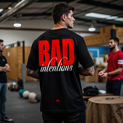 Bad Intentions Black Premium Oversized T-shirt