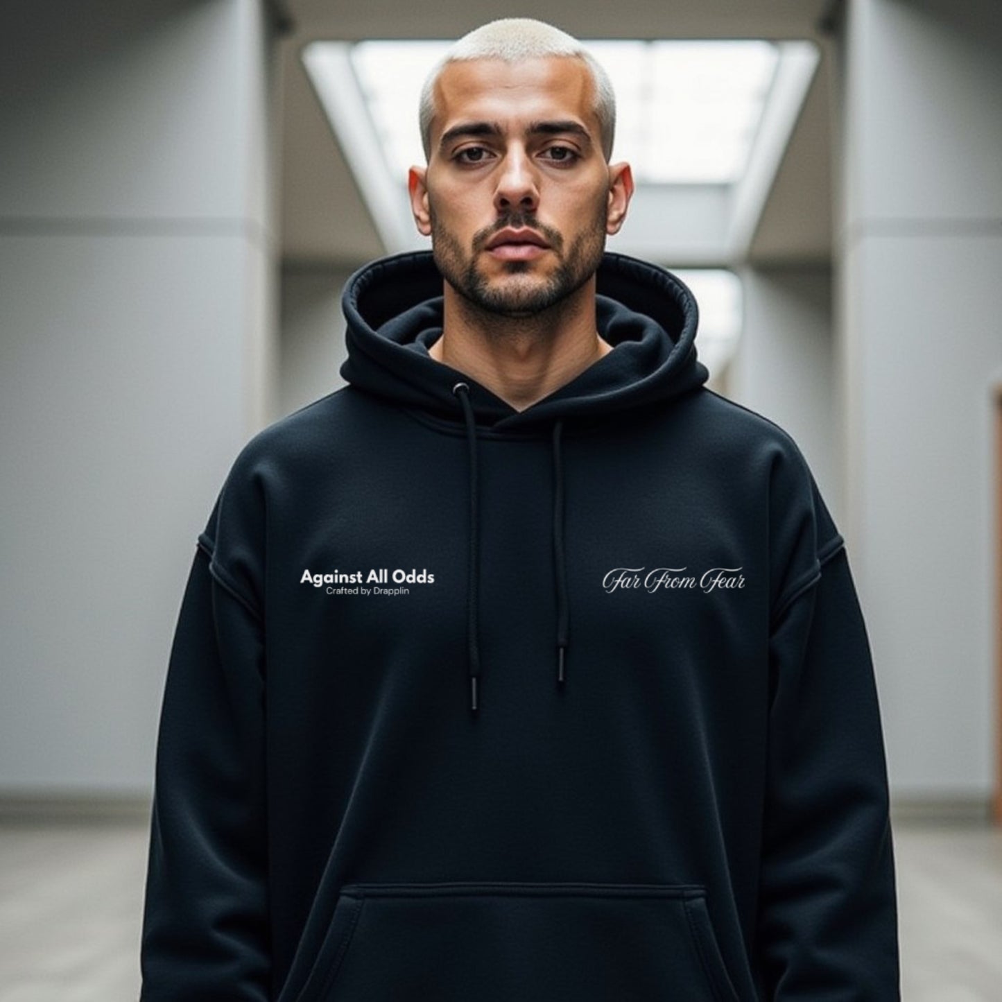 Fear Heavyweight Premium Oversized Printed Hoodie