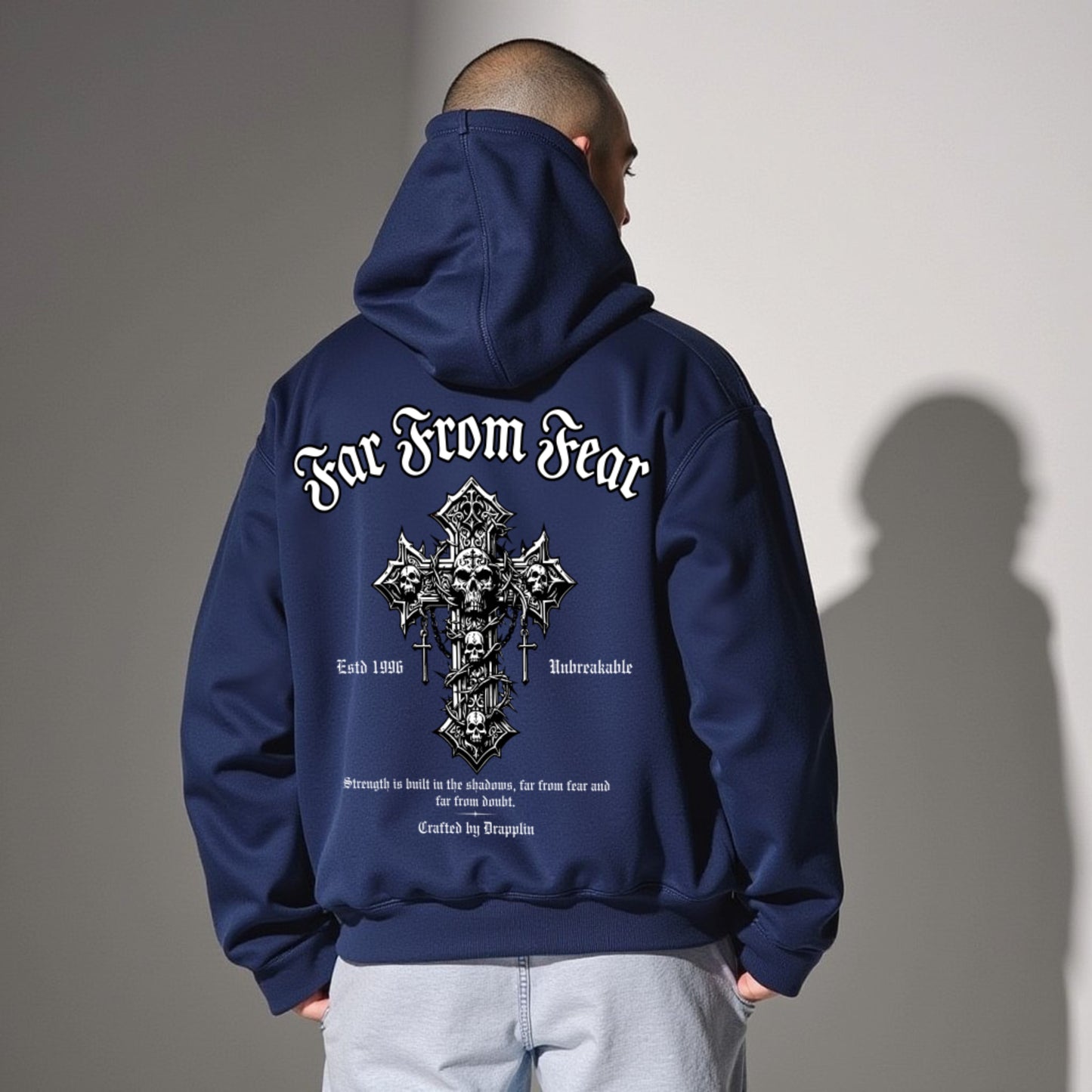 Fear Heavyweight Premium Oversized Printed Hoodie