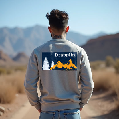 Denali Grey Unisex Regular Printed Sweatshirt