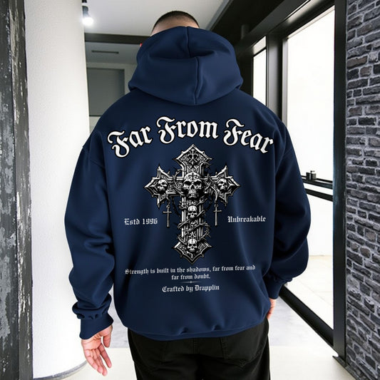 Fear Heavyweight Premium Oversized Printed Hoodie