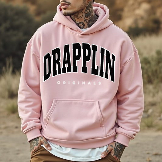 Drapplin Originals Premium Unisex Baby Pink Oversized Hoodie